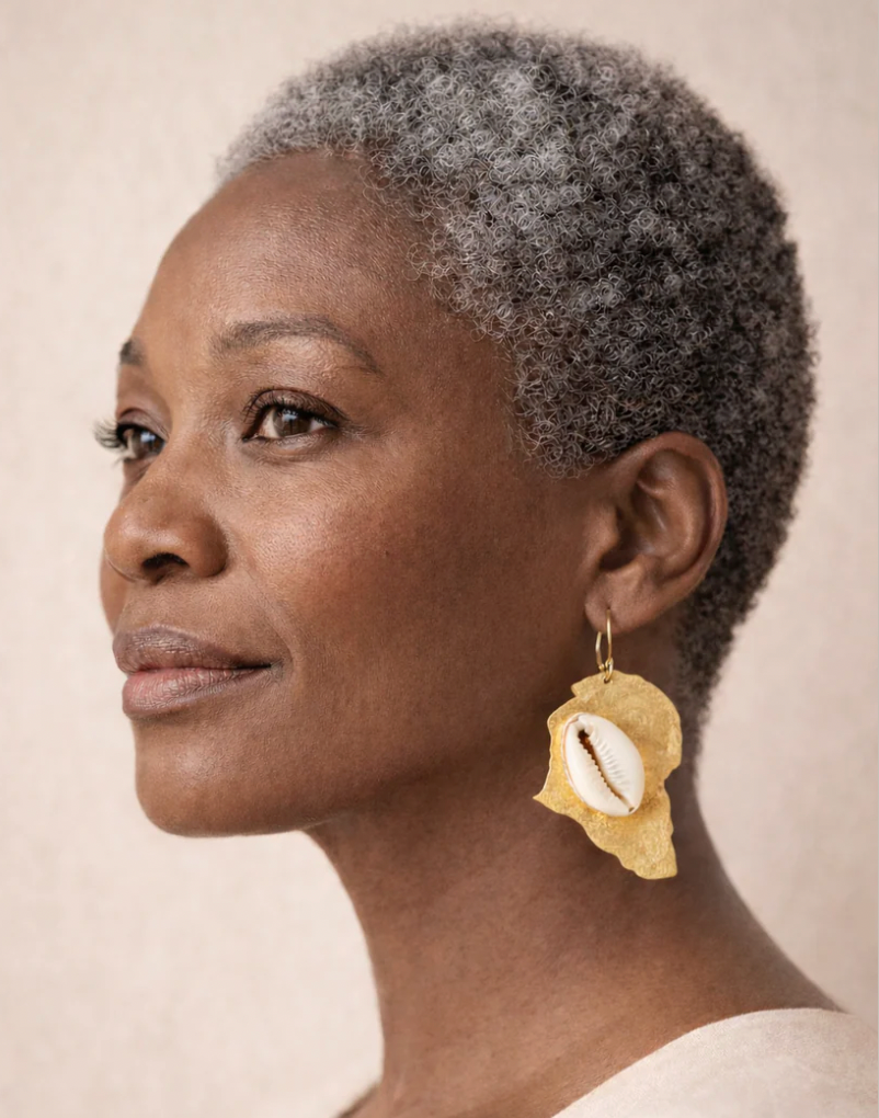 Motherland Cowrie Drop Earrings