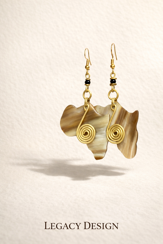 Leeand  Marble Colored Classic Earrings
