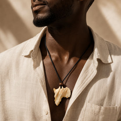 Nguvu – Hand-Painted African Necklace