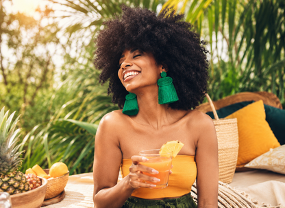 Rwanda Fringe Earrings – Handwoven Statement Earrings