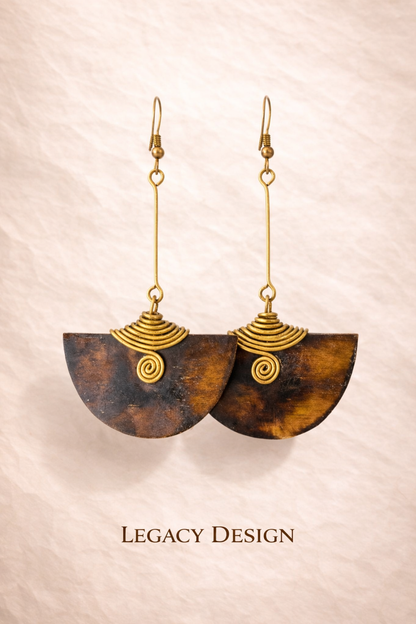 Maji Mahogany Drop Earrings