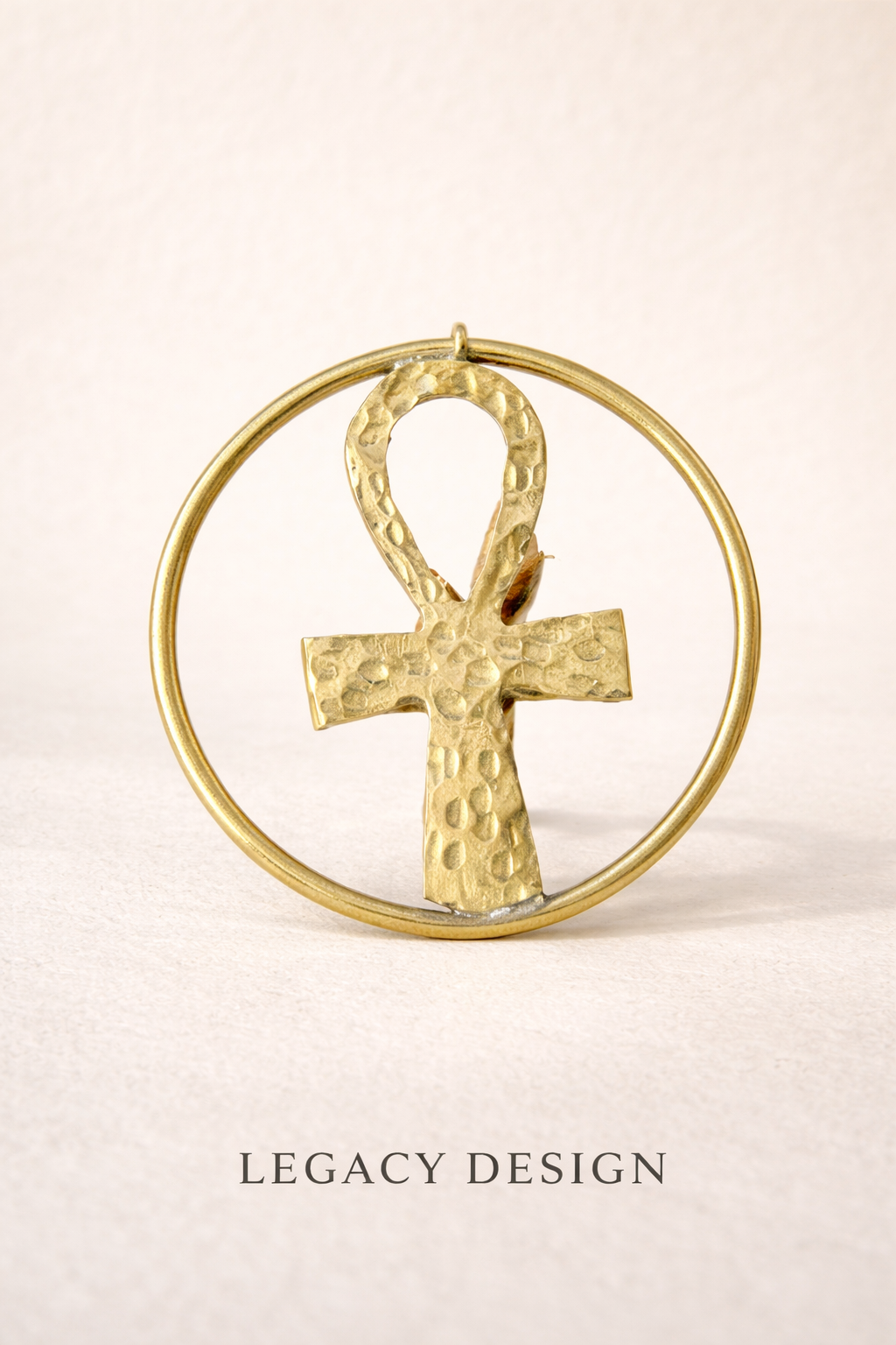 Ankh Peak Brass Ring