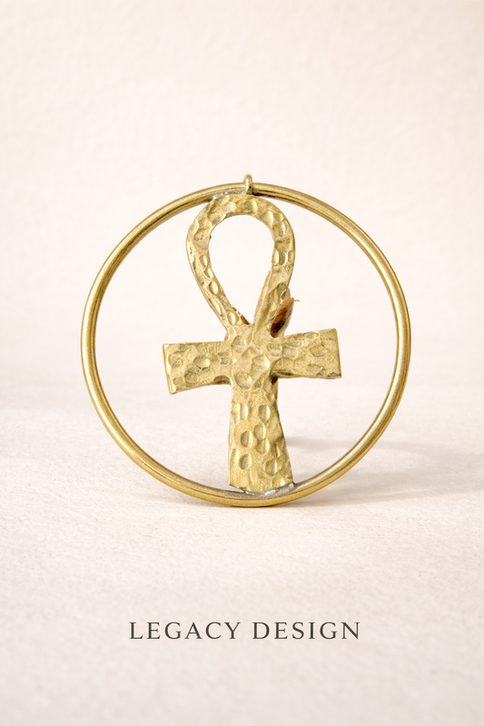 Ankh Peak Brass Ring