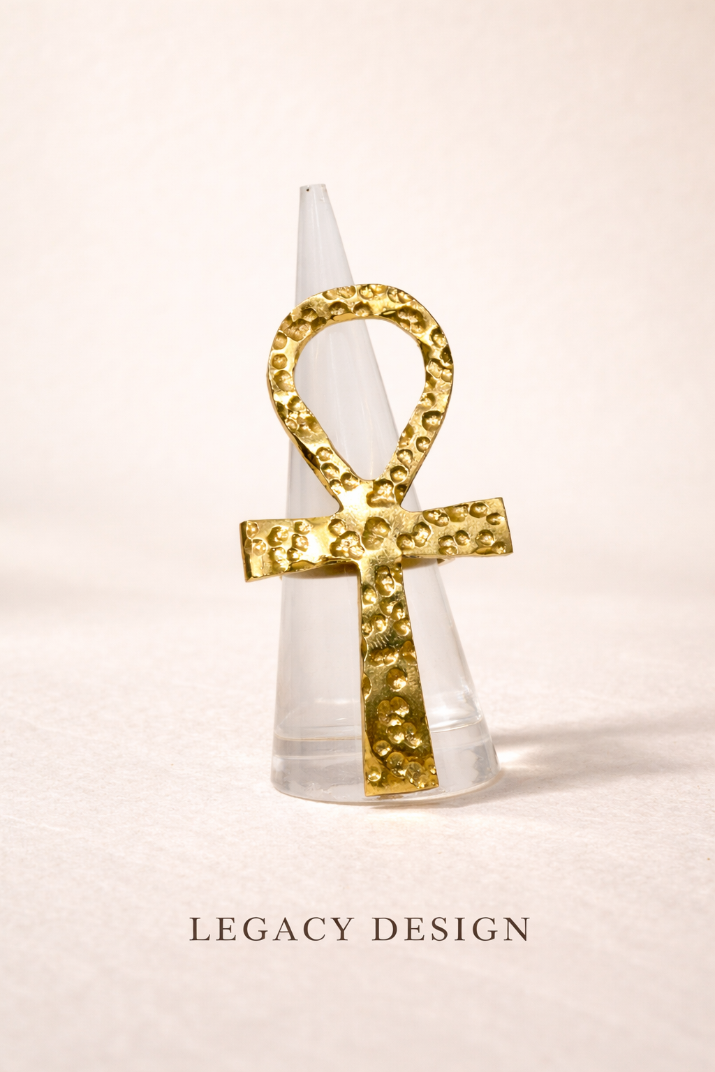 Ankh Peak Brass Ring