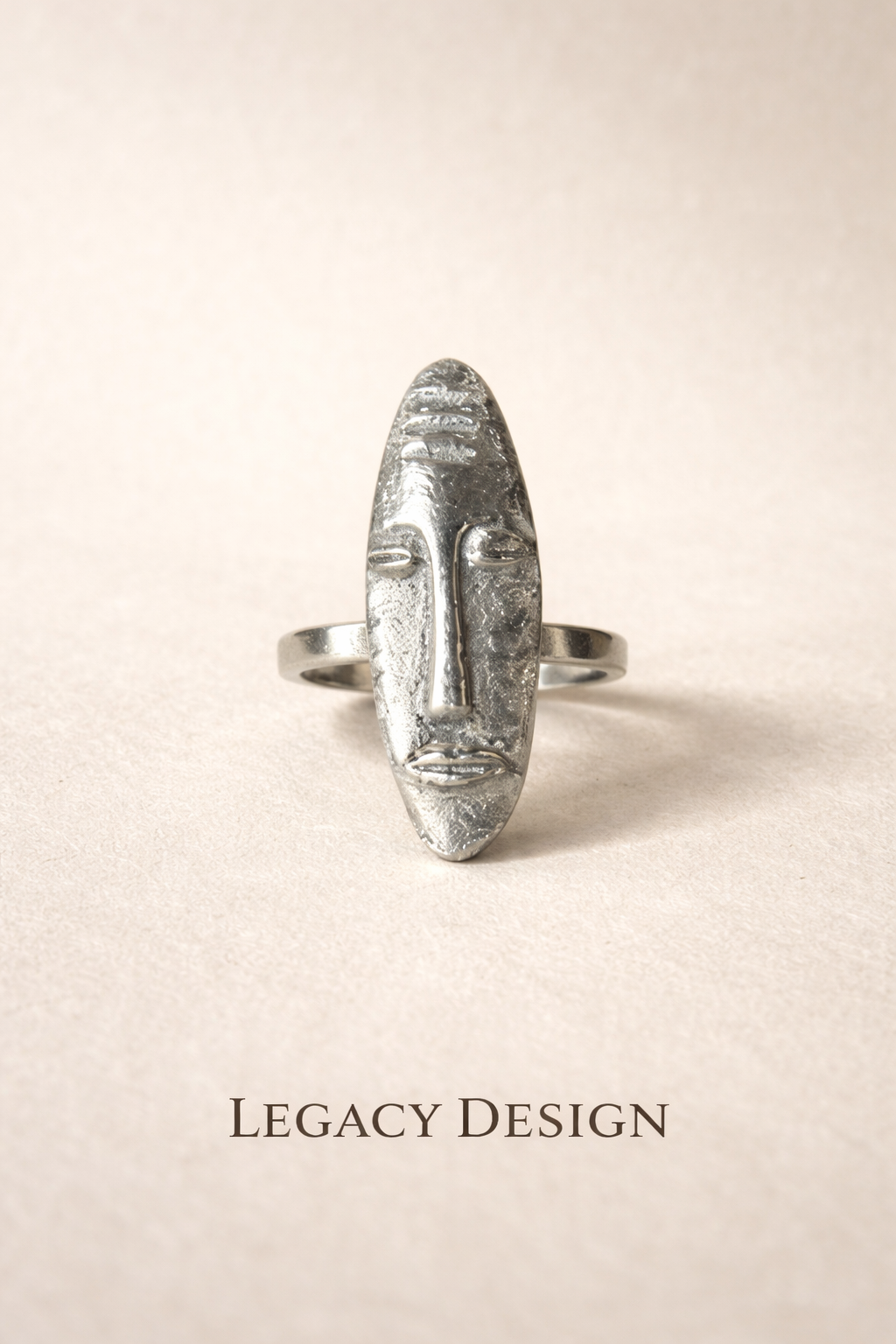 Akan Prestige Silver Ring