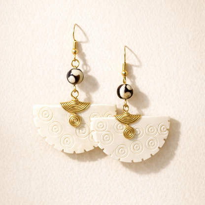 Safari Path Bone Earrings