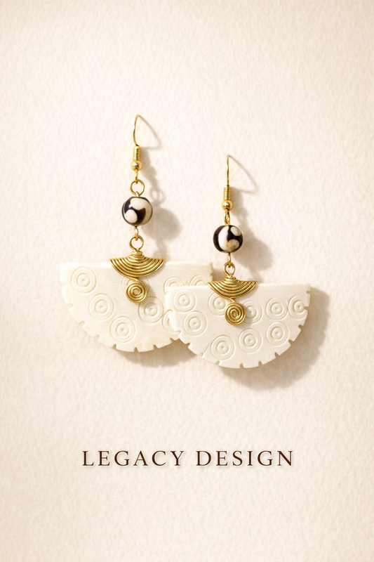 Safari Path Bone Earrings