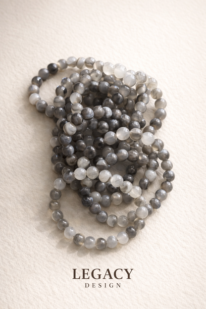 Ugandan Cow Horn Beaded Bracelet — Handcrafted African Heritage Jewelry — Refined Bone — Artisan Made