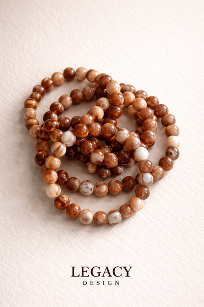 Ugandan Cow Horn Beaded Bracelet — Handcrafted African Heritage Jewelry — Refined Bone — Artisan Made