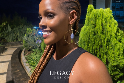 Imbabazi Metal & Stone Earrings