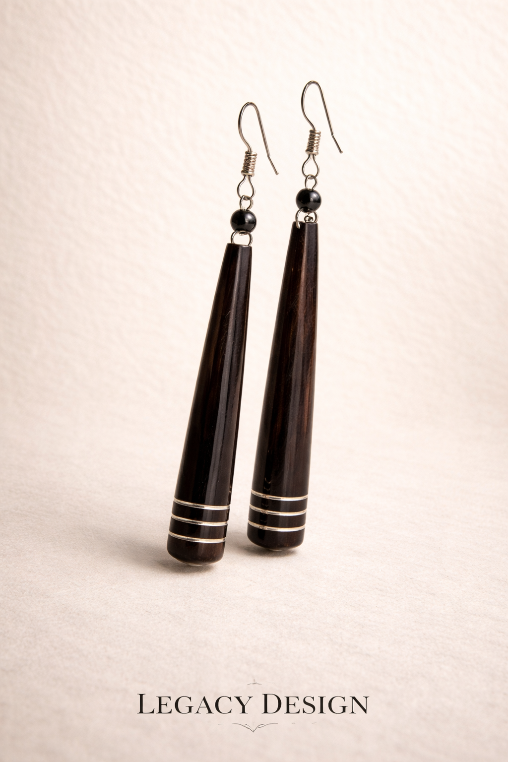 Nkosazana’s Brass-Wrapped Hand-Painted Earrings