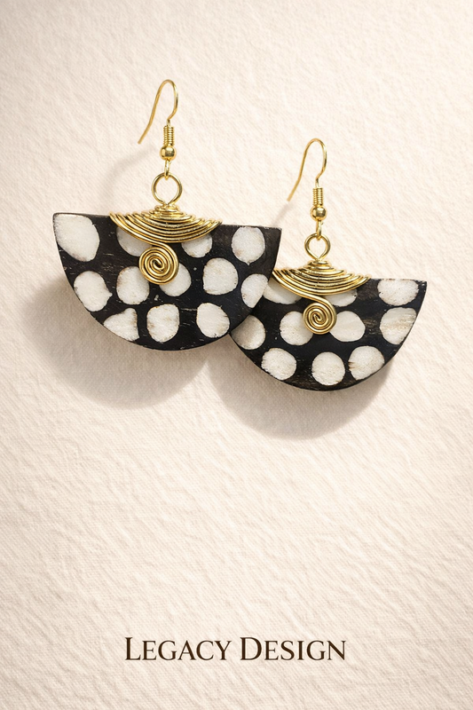 Beatrice’s Hand-painted Wood Earrings