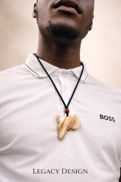 Nguvu – Hand-Painted African Necklace