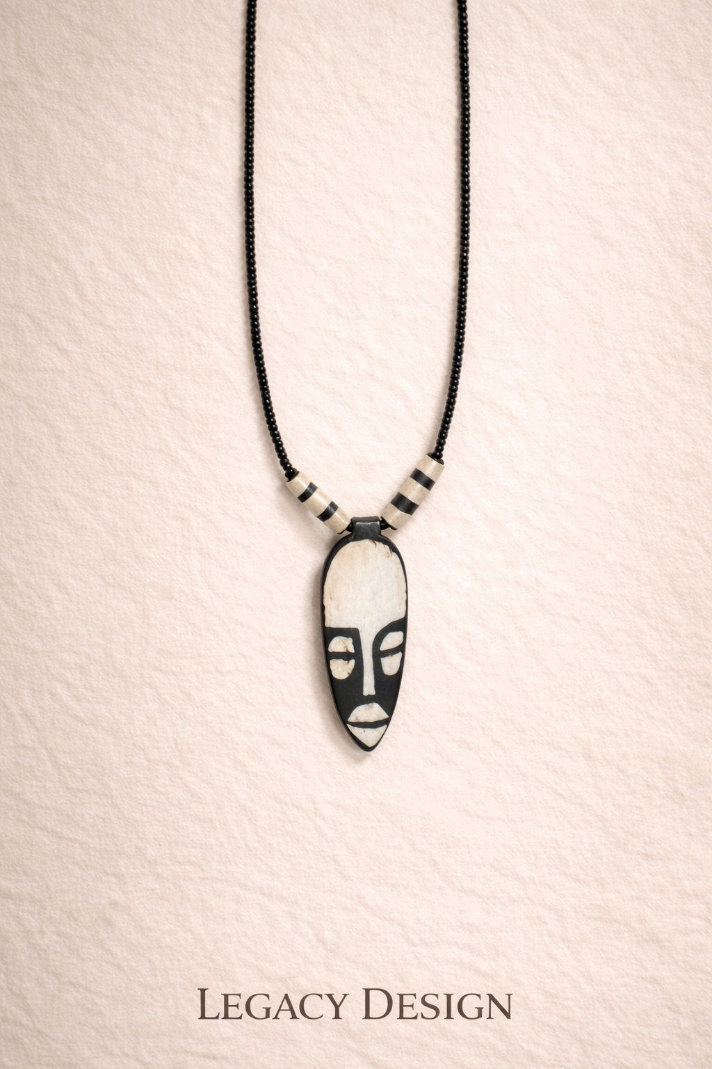 Nguvu – Hand-Painted African Necklace