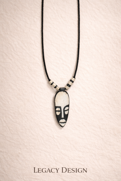 Nguvu – Hand-Painted African Necklace