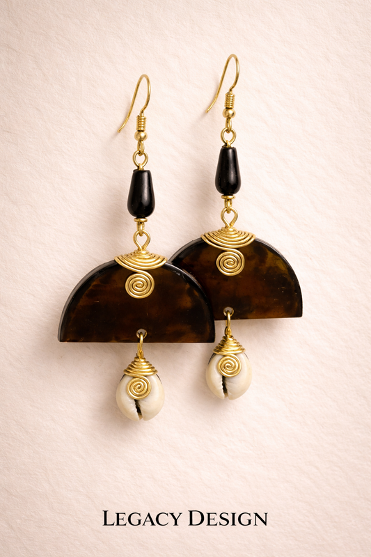 Kadiatou’s Handmade African Wood Earrings
