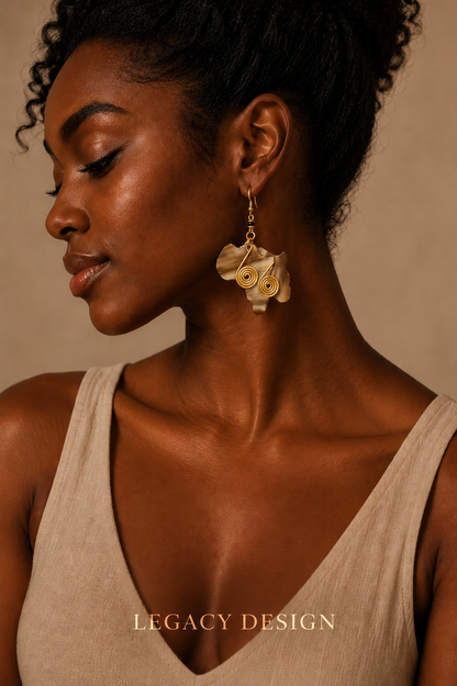 Leeand  Marble Colored Classic Earrings