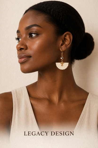 Safari Path Bone Earrings