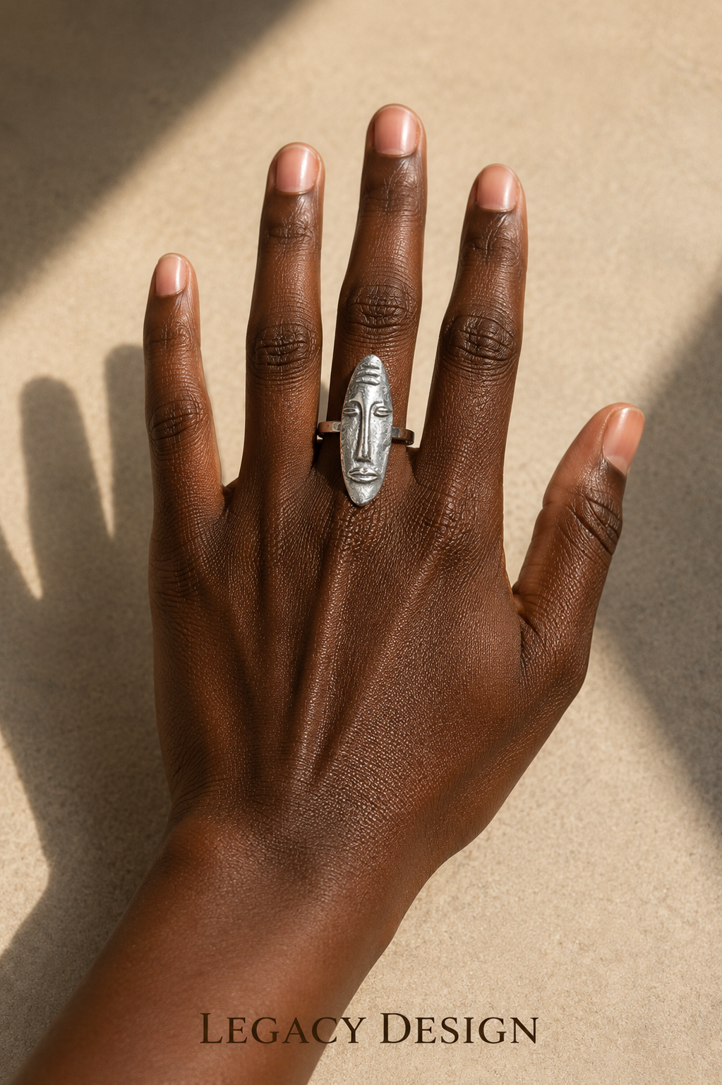 Akan Prestige Silver Ring