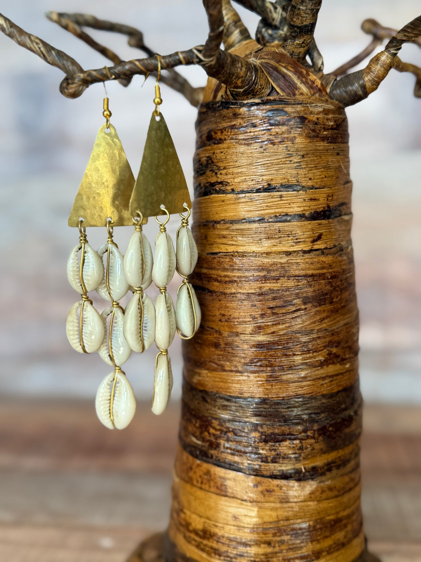 Cowrie Shell earrings
