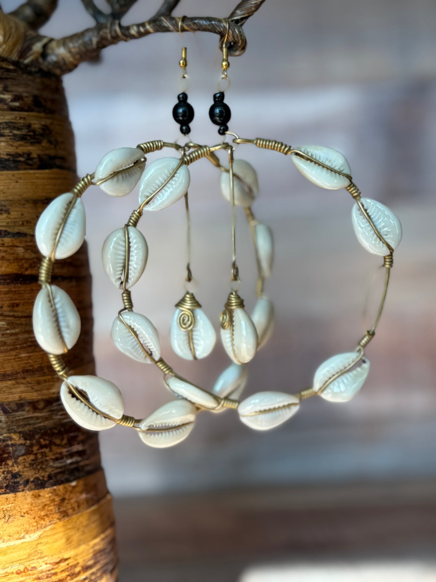Cowrie Shell earrings
