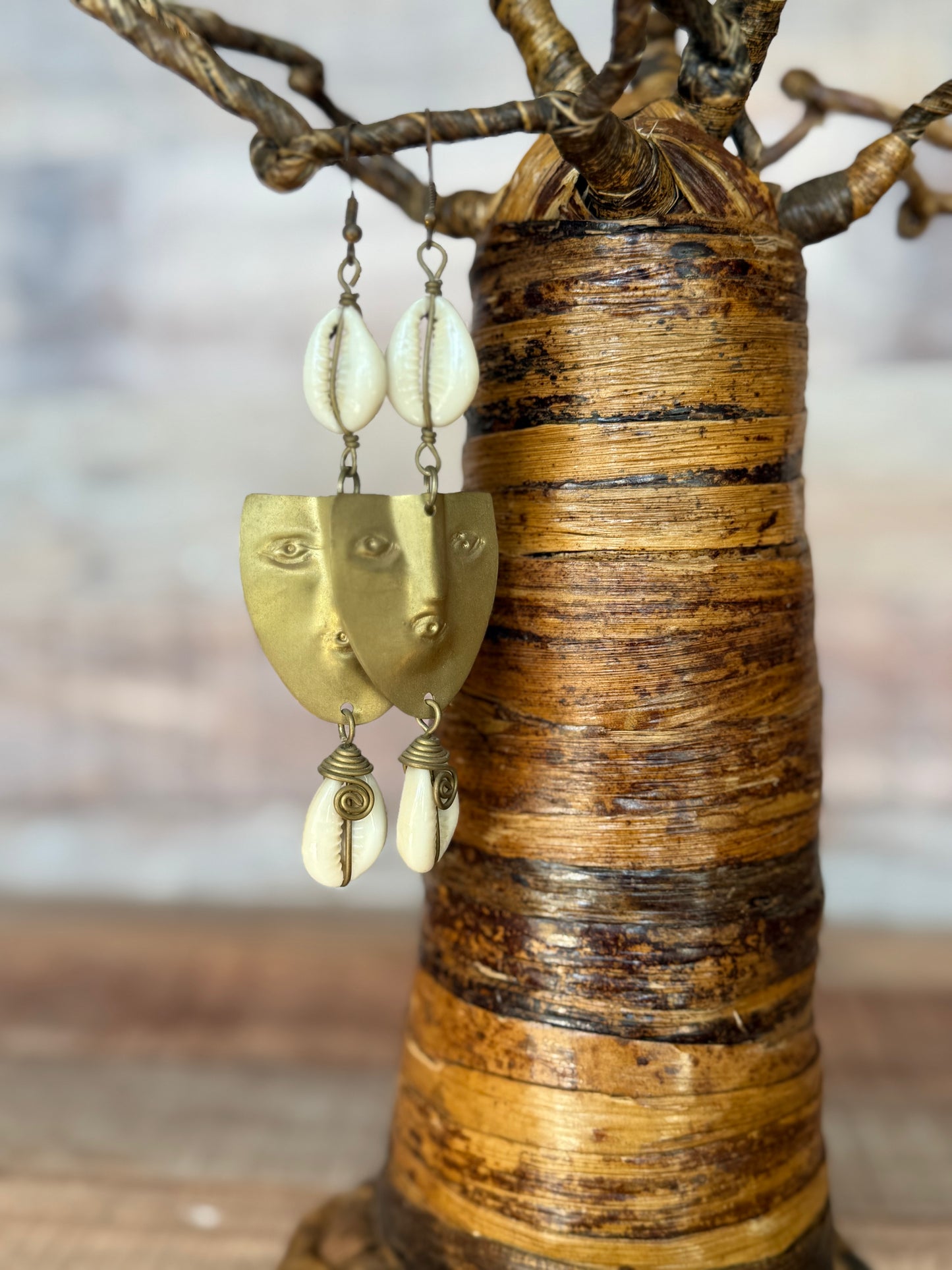 Cowrie Shell earrings