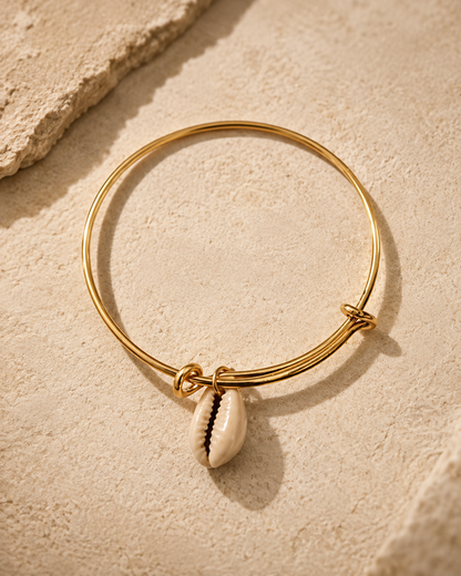 Brass Charm Bangle