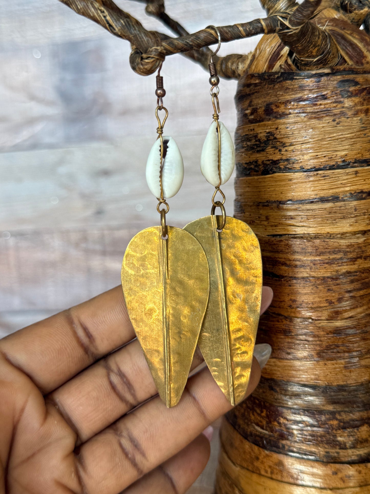 Cowrie Shell earrings