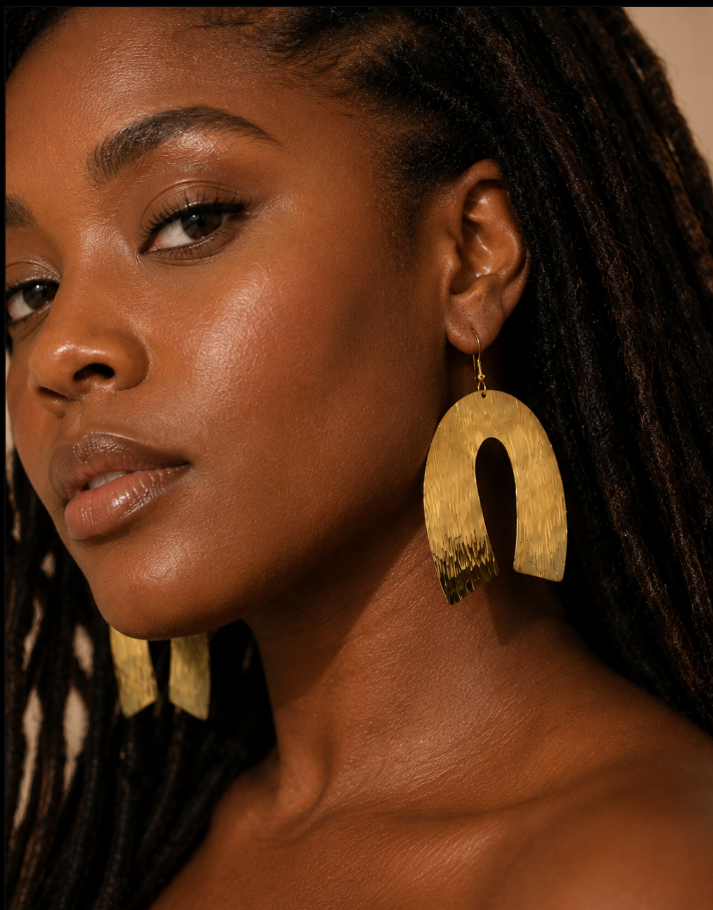 Brass Legacy Arch Earrings