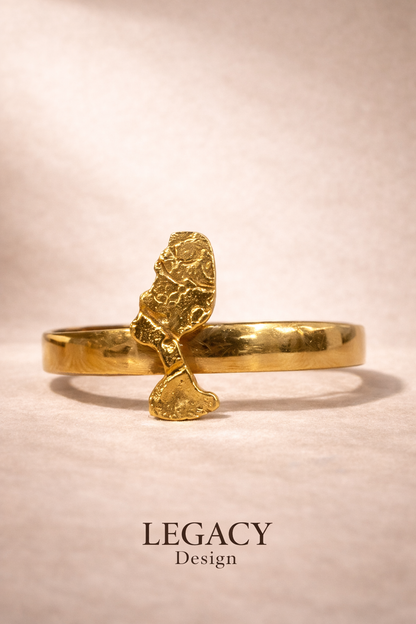 Handmade brass cuff bracelets