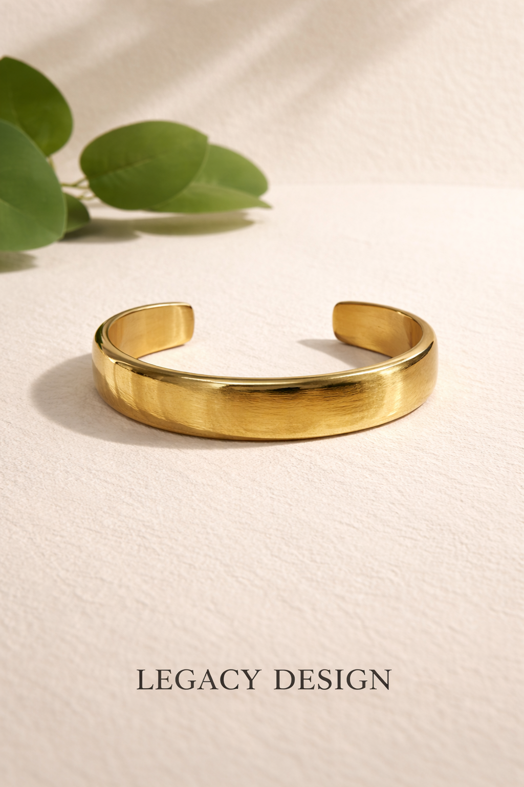 Brass statement bracelets from Legacy Design