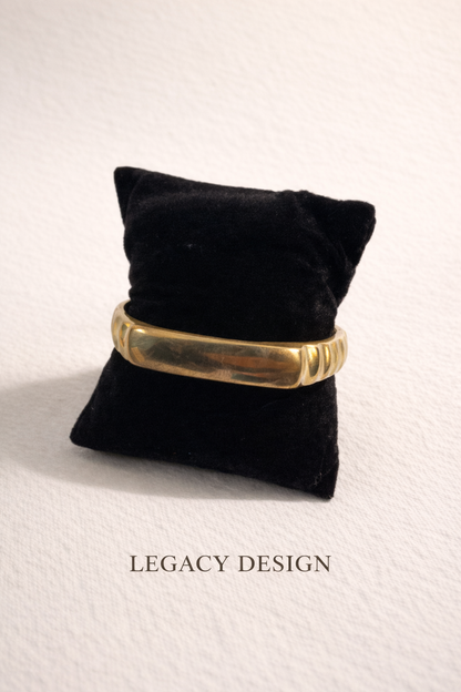 Handcrafted brass layering bracelets