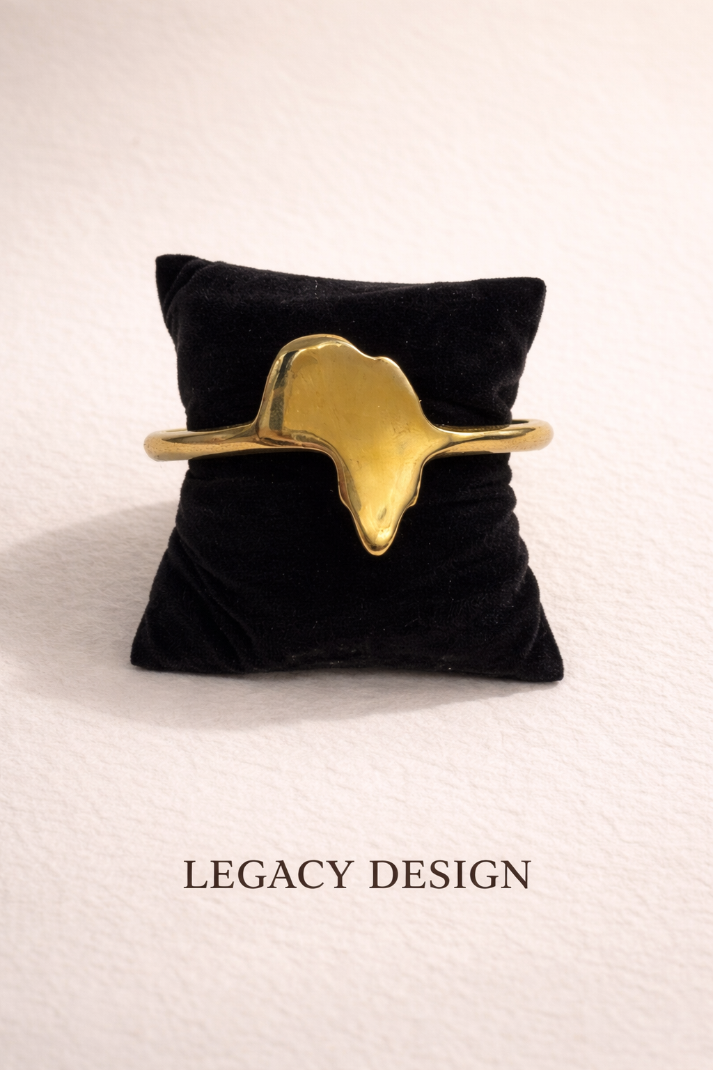 African artisan brass cuff bracelets