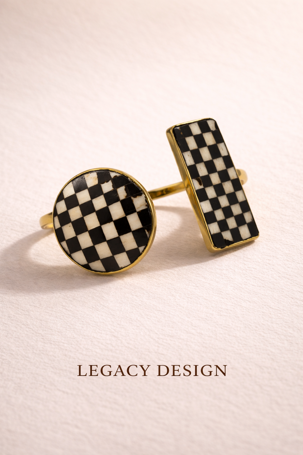 African brass layering cuffs