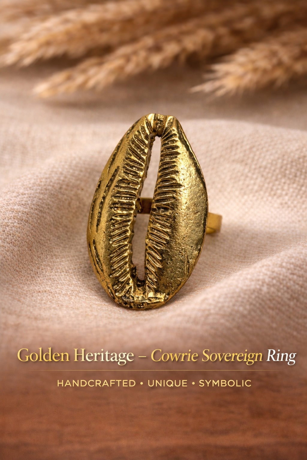 Golden Heritage statement brass rings