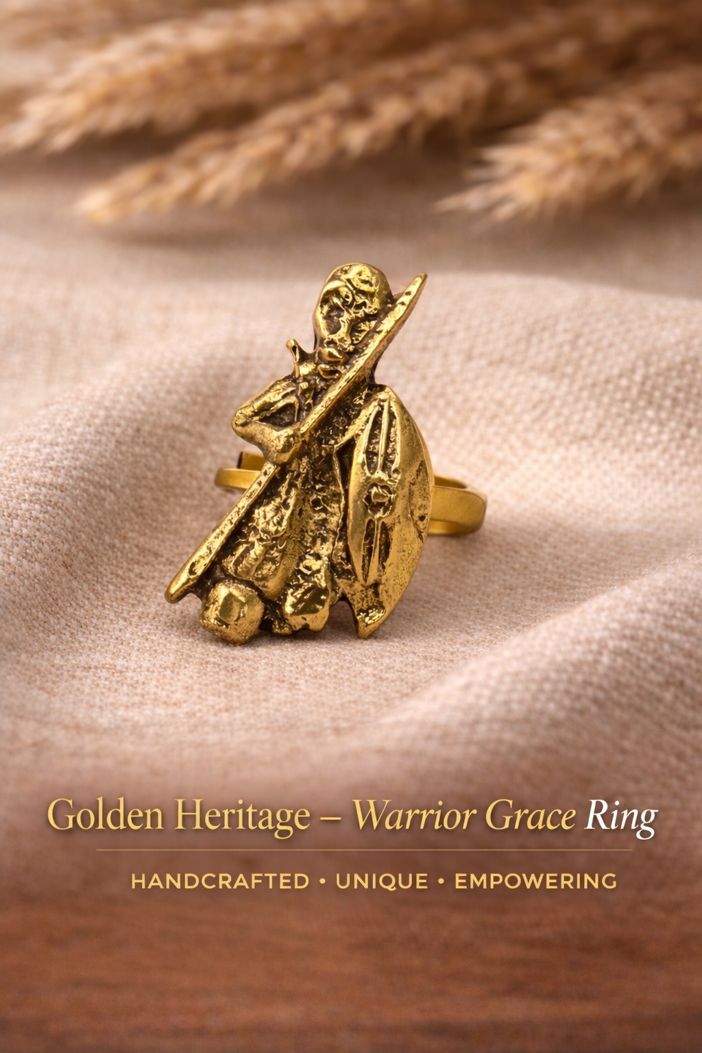 Golden Heritage handcrafted African rings