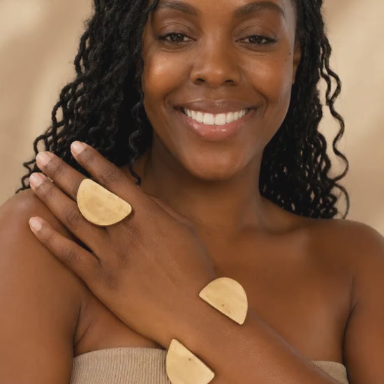 Video featuring the Duality Horn Ring Set by Legacy Design